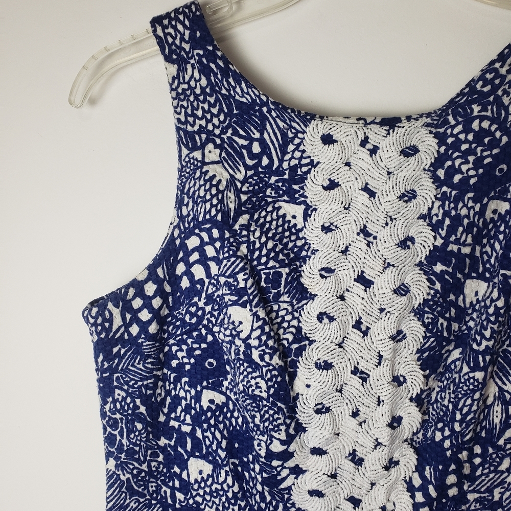 Lilly Pulitzer Upstream Fish Shift Dress - Picture 5 of 8